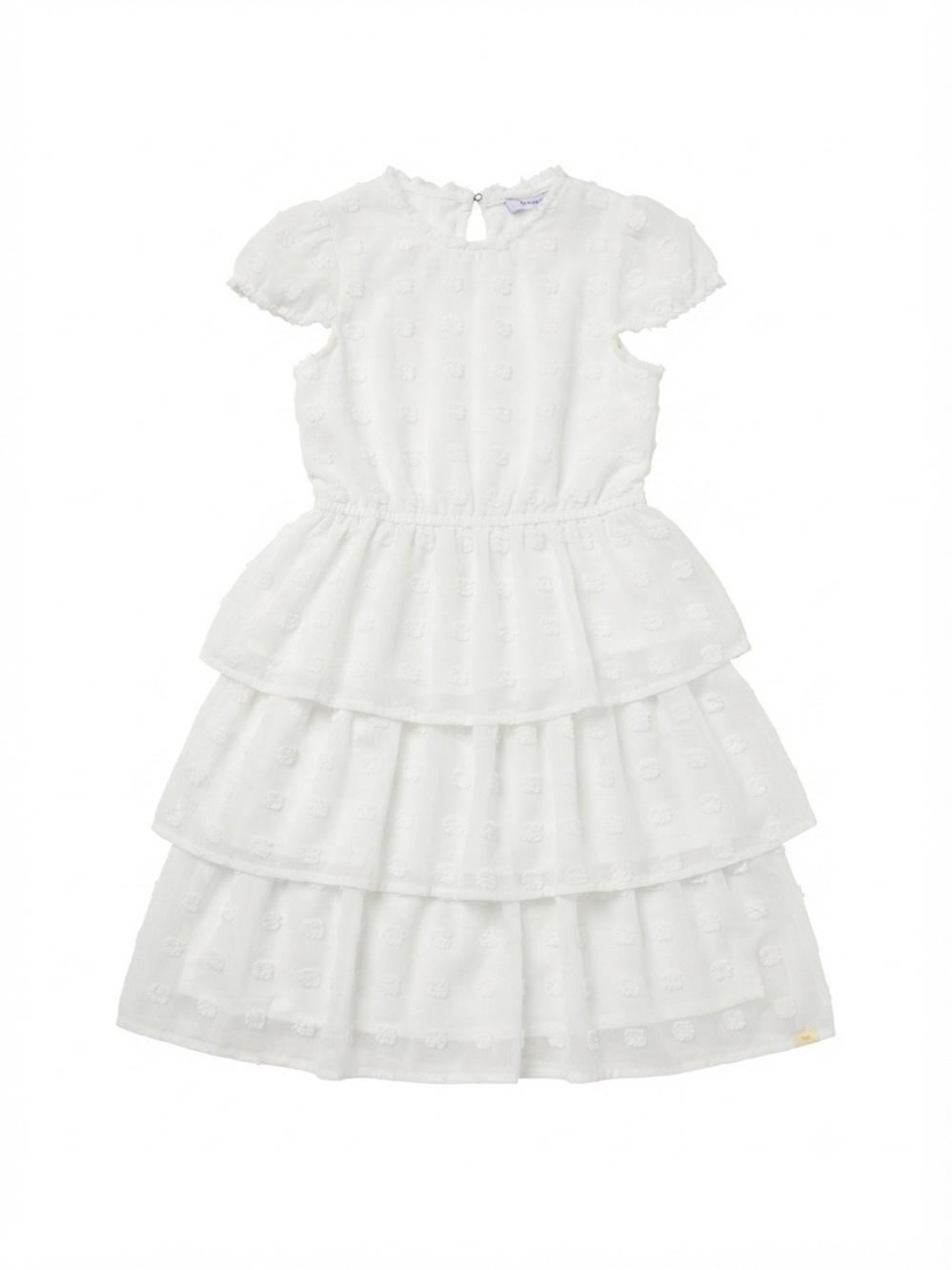 Speechless girls White Tiered Ruffle Girls' Dress